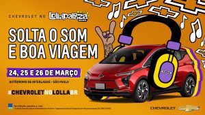 Chevrolet mostra novo carro elétrico pela 1ª vez no Lollapalooza Brasil