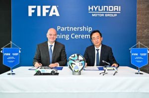 Hyundai e Kia renovam parceria com a FIFA até 2030