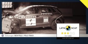 Atualização do resultado do Latin NCAP:Volkswagen Polo Track ganha três estrelas após prorrogação do resultado do Novo Polo
